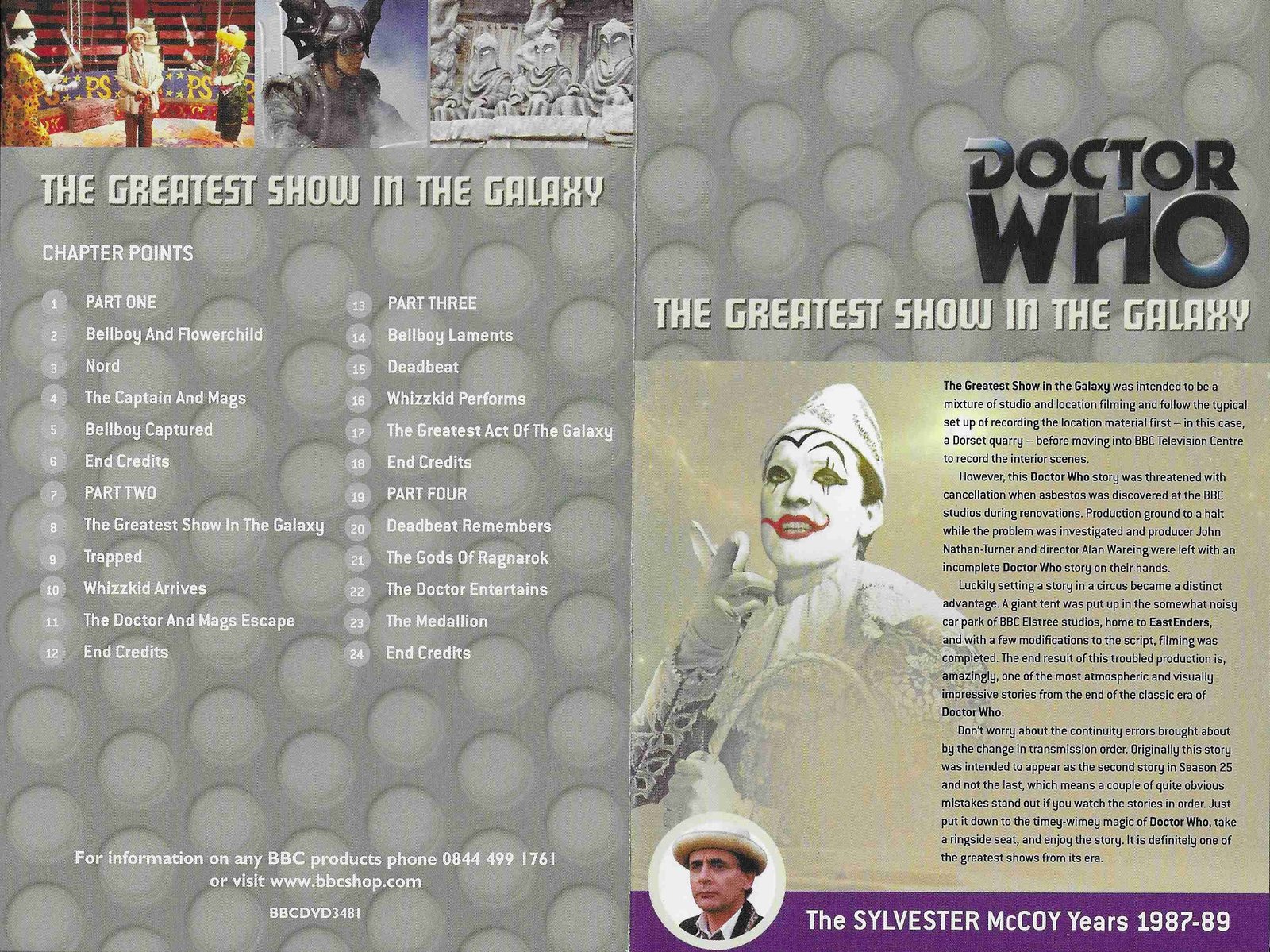 Inserts from BBCDVD 3481